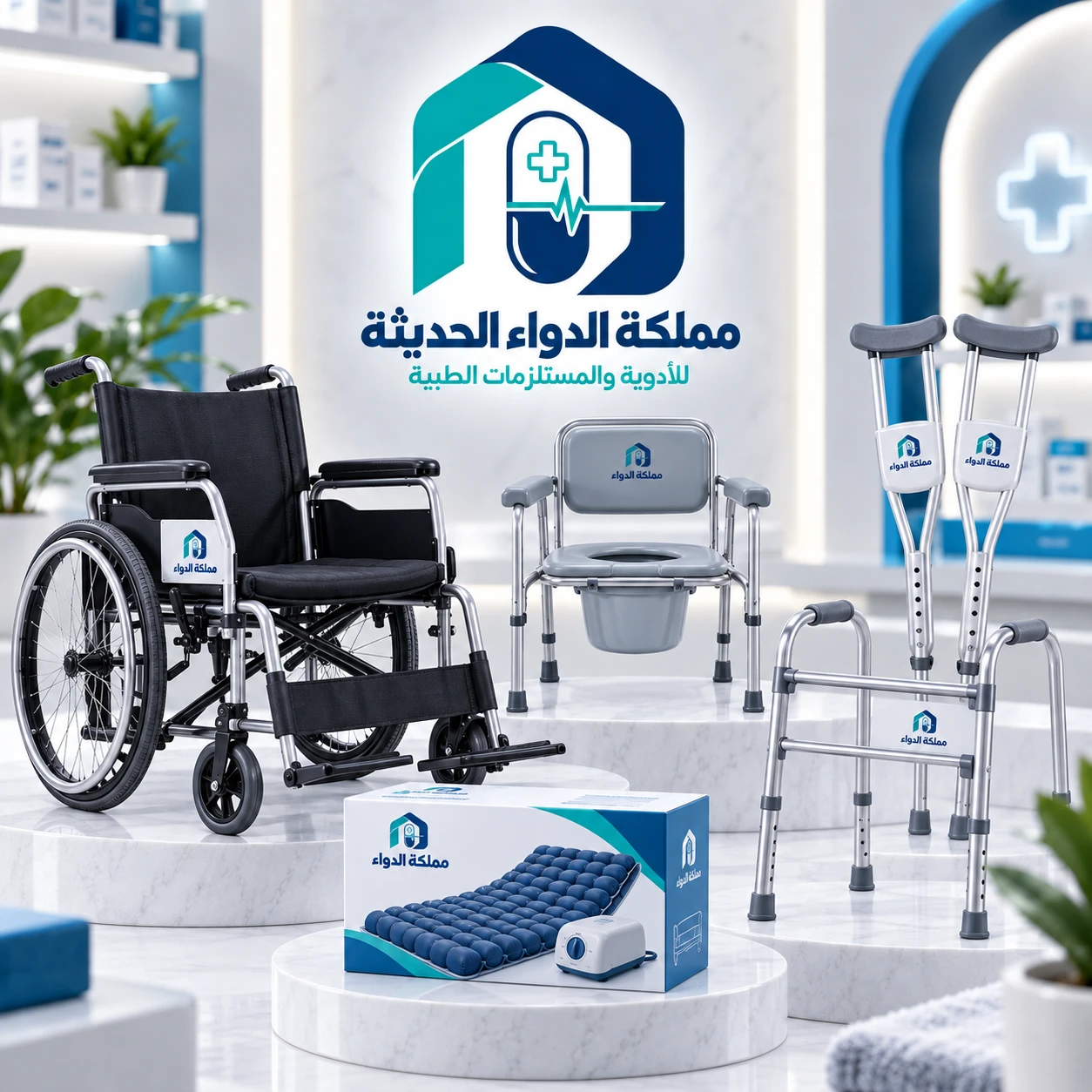 مستلزمات ذوي الاحتياجات الخاصة - مملكة الدواء الحديثة - المكلا حضرموت اليمن
