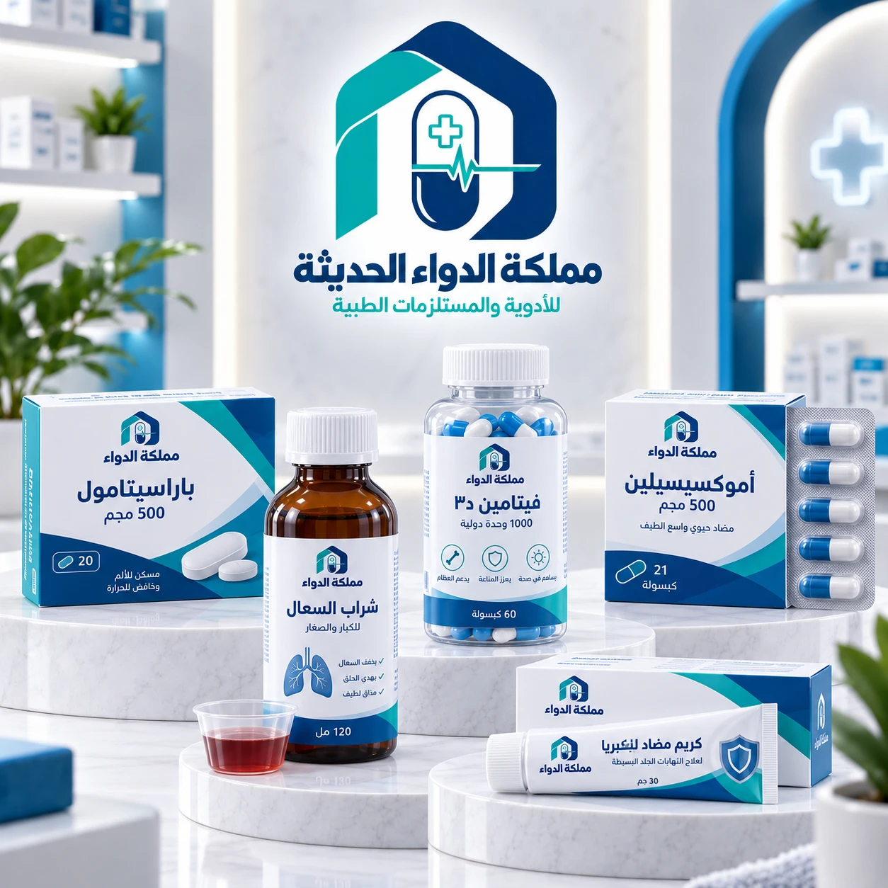 الأدوية قسم الصيدليات - مملكة الدواء الحديثة - المكلا حضرموت اليمن